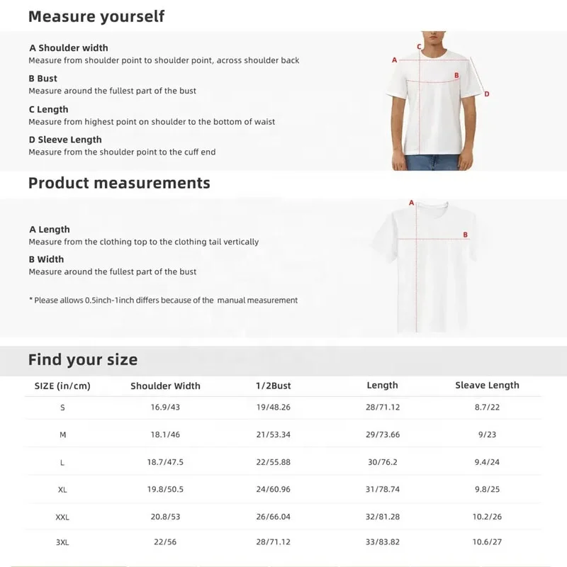 Supply Oem Quick Dry All Over Full Print Own Design Full Sublimation T Shirts Polyester