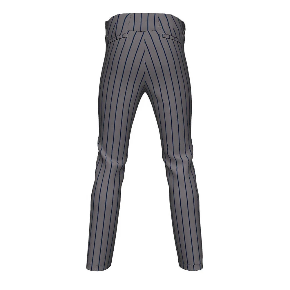 Custom sublimation baseball pants side striped sublimated with best quality fabric for men and women for top sale