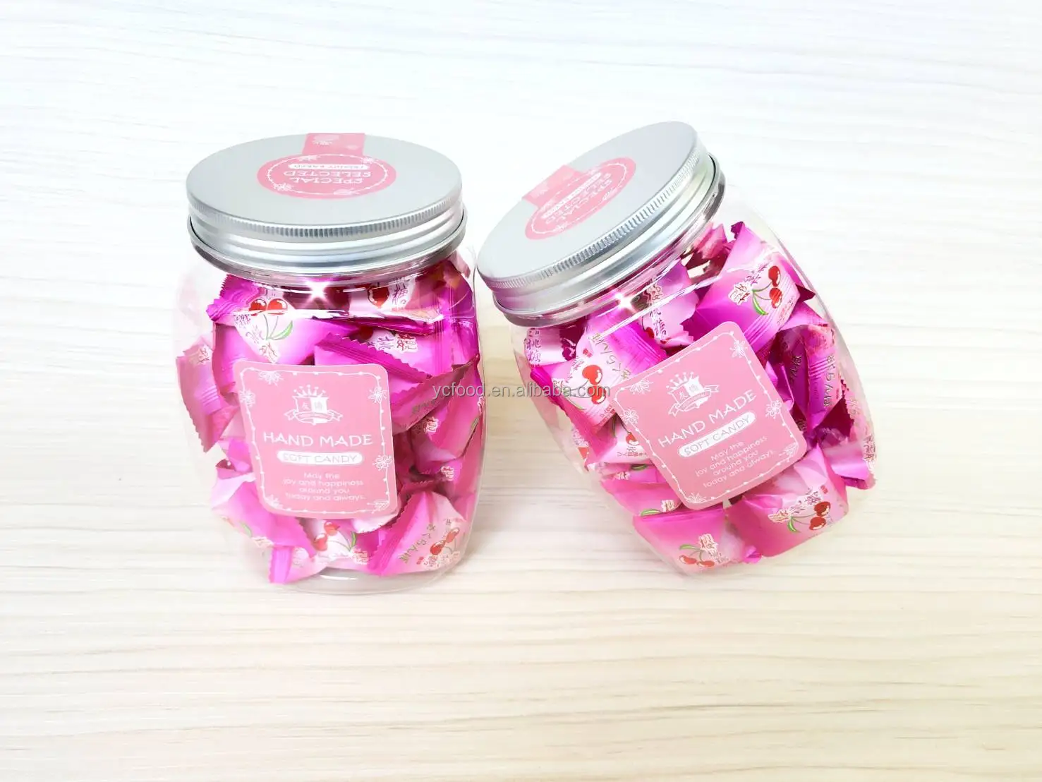 
Taiwan candy Vegetarians Cherry Flavor Candy bottle 