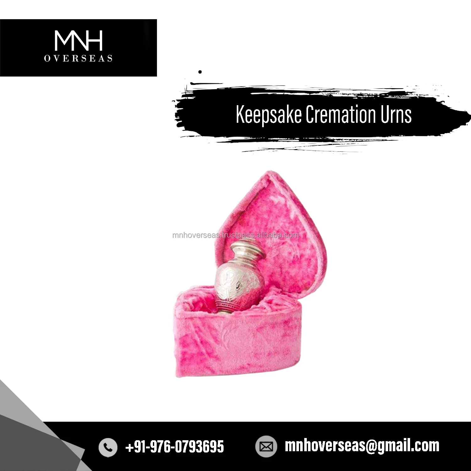 Wholesale Price Best Quality Small Size Keepsake Cremation Urns from Indian Manufacturer