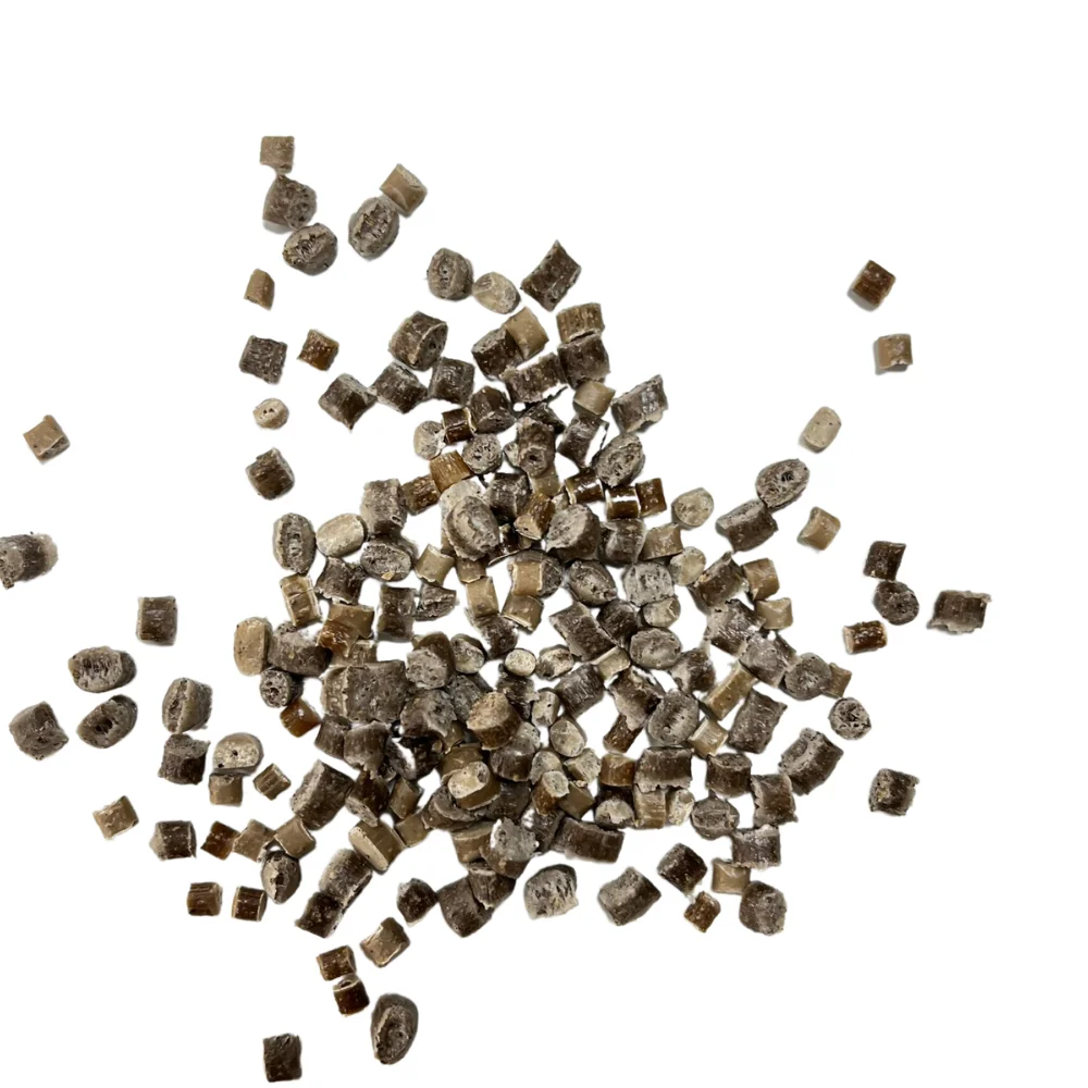 Biodegradable Granules From AirXCoffee Vietnam 2023 Products For Biobased Cutlery Knife, Spoon And Fork Set or Coffee Fire Logs