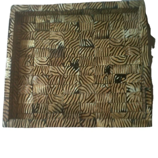 
Direct Factory Bone Inlay Round Serving Trays Hotels & Restaurant Bone Inlay Trays Kitchenware Decorative Tray 