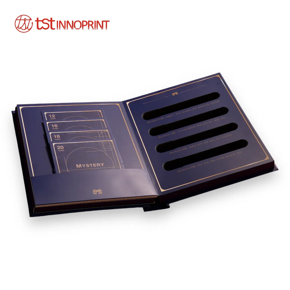 Promotional Heat-Sensitive Paper Effects Whiskey Music Book Box