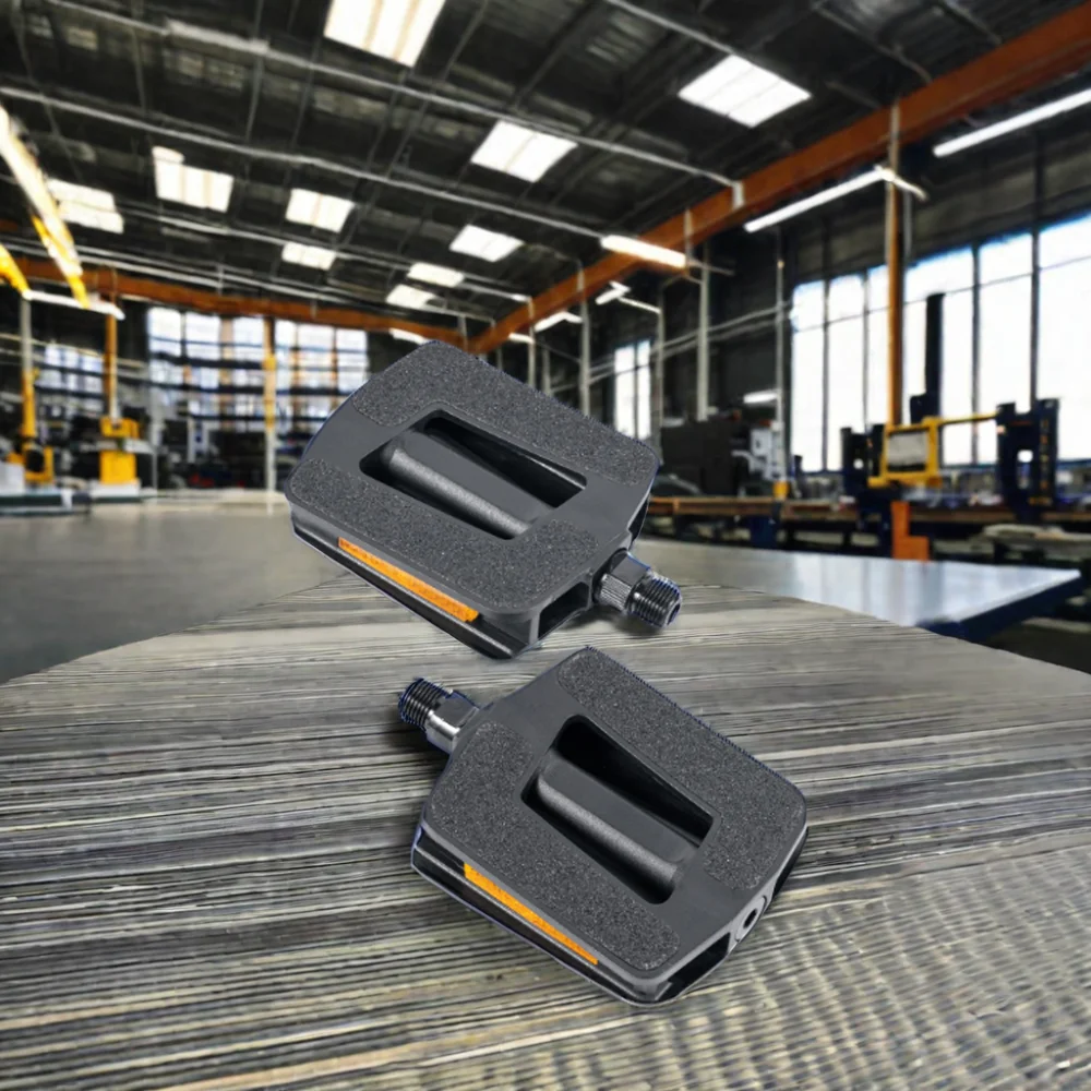 Road Bike Flat Plastic Pedals Durable Bicycle Pedal