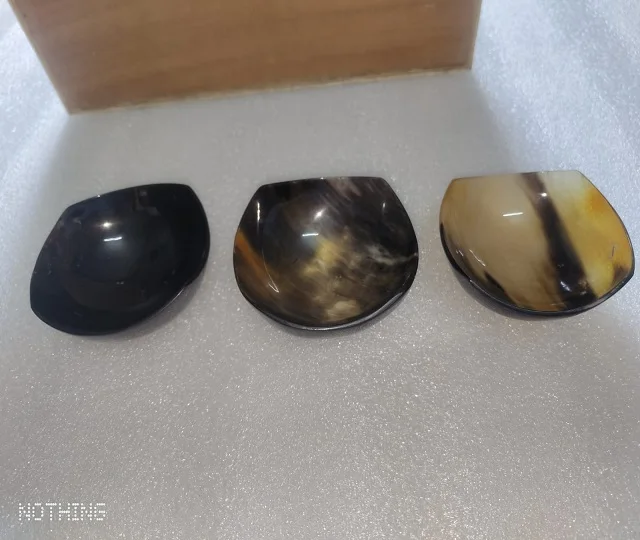 Buffalo Horn Bowl Fruits Salad Horn Bowl Creative Quality Horn Bowl For Hotel Restaurant Suppliers In Low Price from gm impex