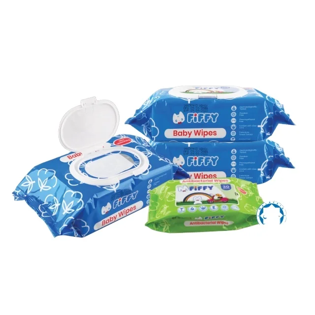 
FIFFY Baby Wet Tissues with Calendula Extract Baby Soft Wet Tissue 