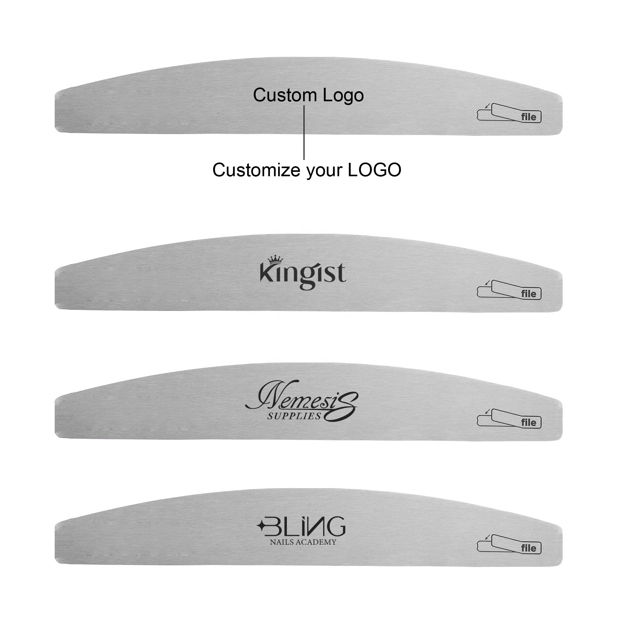 Wholesale Individual Packed Stainless Steel Nail File Replaceable Sandpaper Design