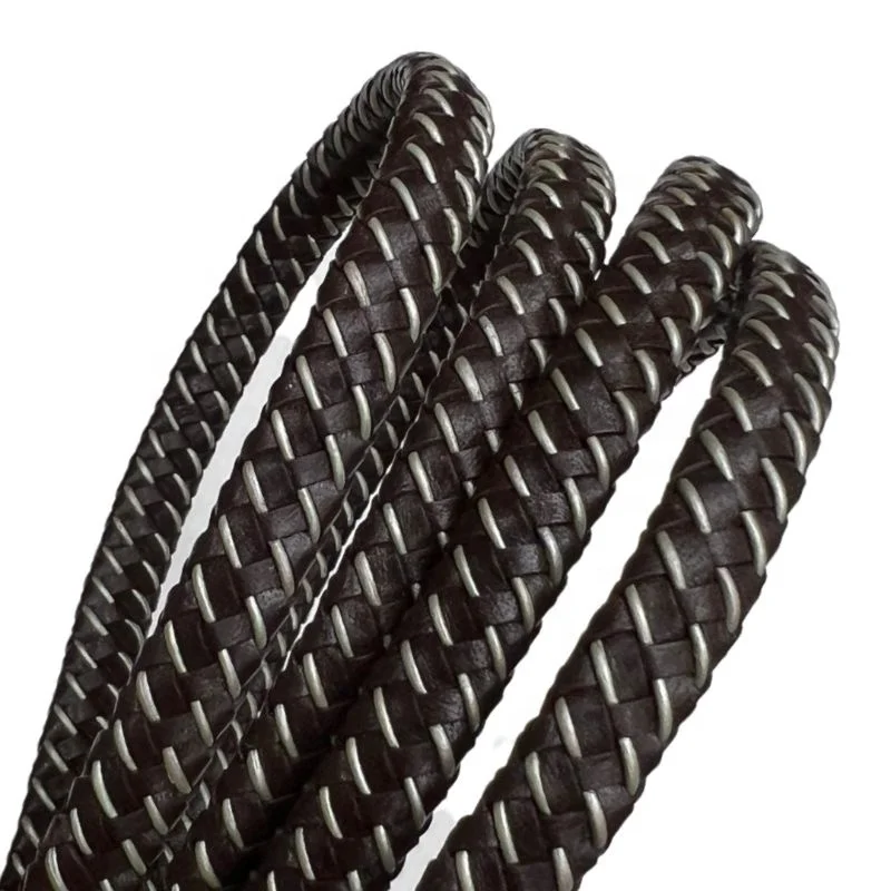 2022 Trendy Round and Flat Reliable Accessory Leather oval Braided cord Premium Quality Cord Reasonable Price