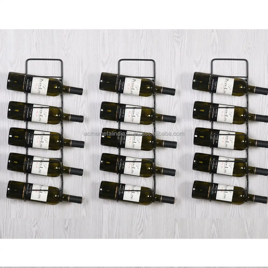  Настенный держатель для вина 5 бутылок органайзер хранения винтажный стиль бармена декор столовой столешница бутылки индивидуальный дизайн