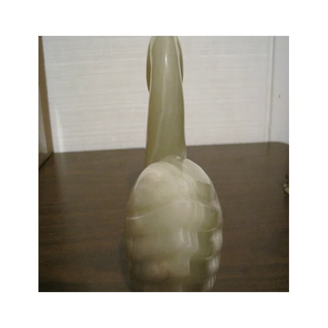 High Quality White Swan Onyx Marble Figurine In Bulk