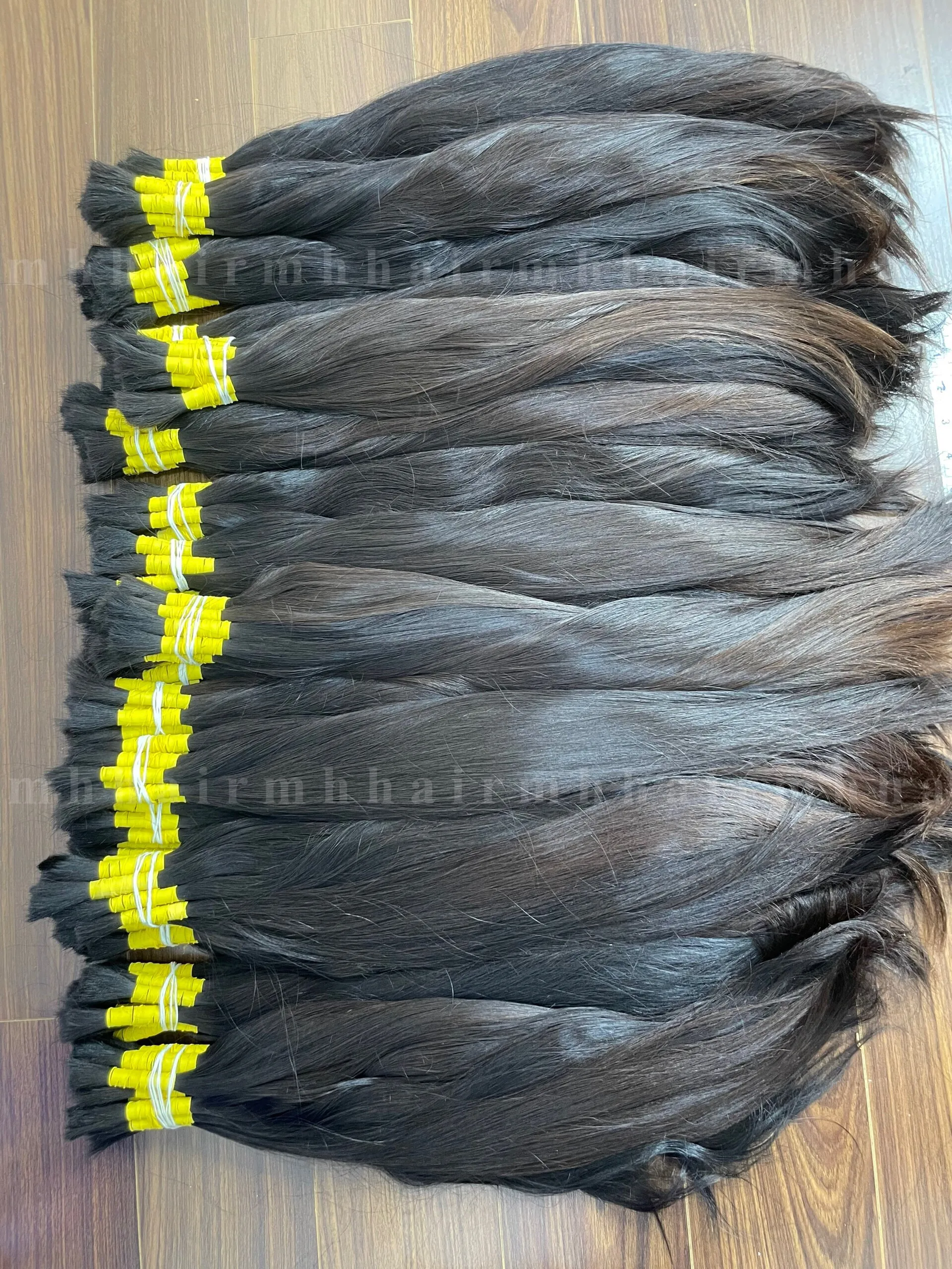 Single Donnor Raw Baby Hair 100% Vietnamese High Quality Natural Color Straight Style Hair Bulk in Large Quantity MH Trust
