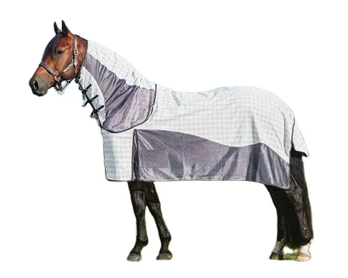 Cotton Fly Horse Rug Ripstop Washable summer horse rug Manufacturer Australian Check combo horse Rug