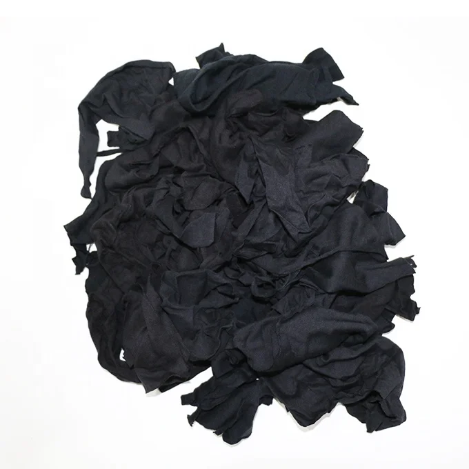 A GRADE BLACK KNIT FABRICS CUTTING WASTE FROM GARMENT FACTORY FROM BANGLADESH BEST QUALITY FABRICS WASTE