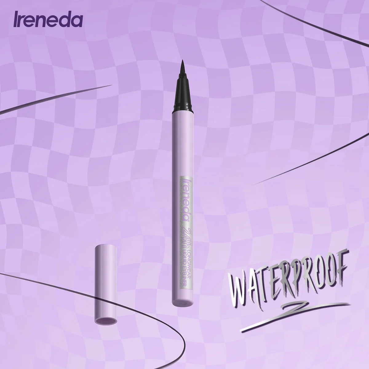 IRENEDA IR01 Eyeliner Manufacturing Smooth Flexible Tip Liquid Eyeliner