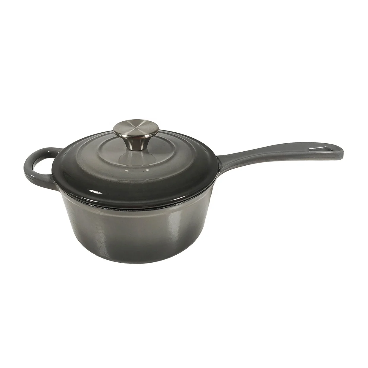 Multi-Functional Non-Stick Frying Pan Milk Pot Enameled Cast Iron Saucepan With Lid