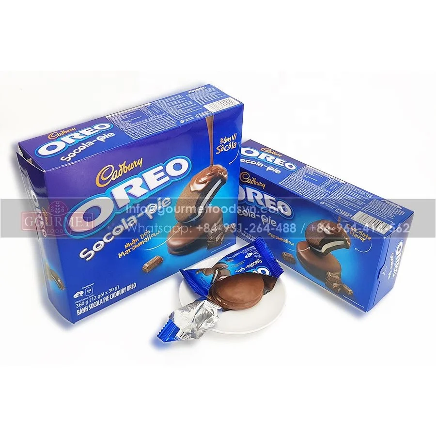 Oreo Cadbury Pikachuu Chocolate Pie  360g/ Wholesale Oreo Pie with Chocolate Vietnam