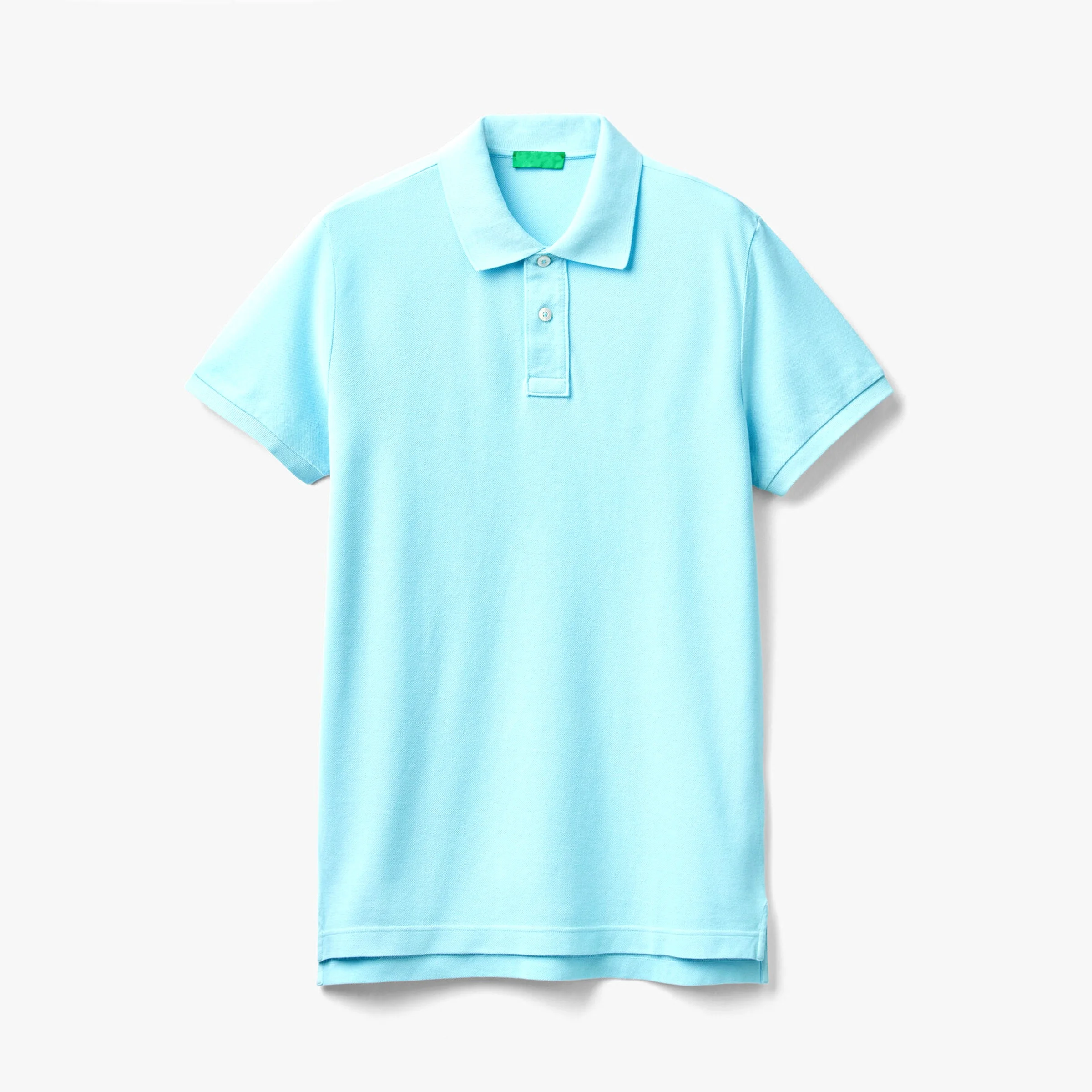 Blue Color Turn Down Collar New Arrival Men Polo T- shirt Wholesale Price Solid Color Polo T-Shirt For Men