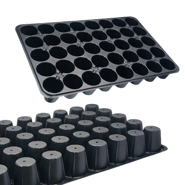 Flower seeds and plants planting seeds tray 40 circle holes  nursery trays  Sprouter Tray for indoor planting outdoor STR-040-1
