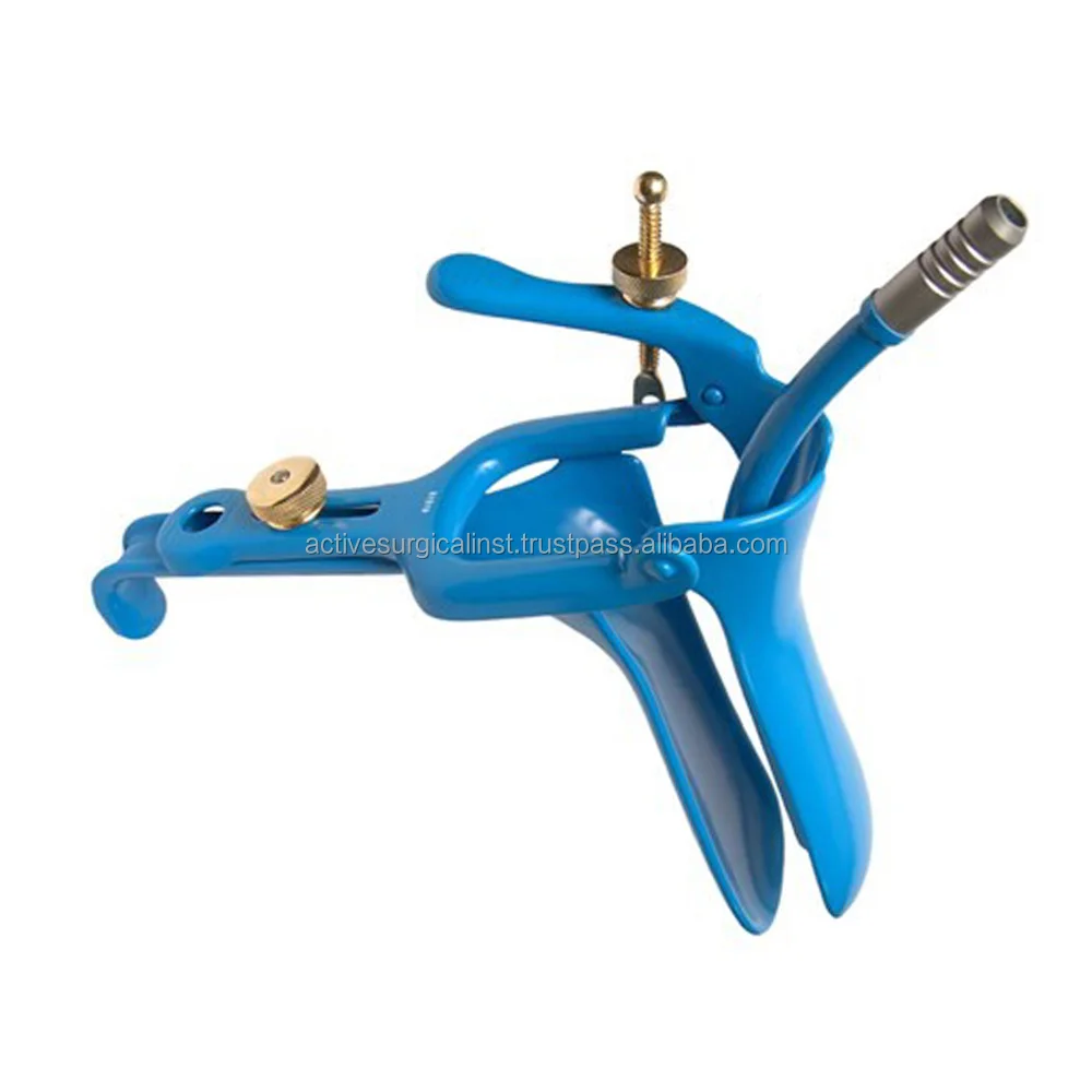 LEEP Graves Vaginal Speculum With Smoke Evacuation Tube LETZ Coated Stainless Steel Gynecology Speculum Small Medium Large