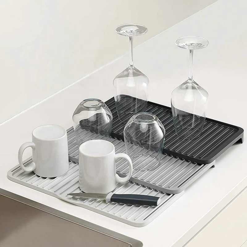 Maisons New Arrival ABS Storage Holders Dish Drying Mat Tier Expandable Sink Caddy Drain Mat