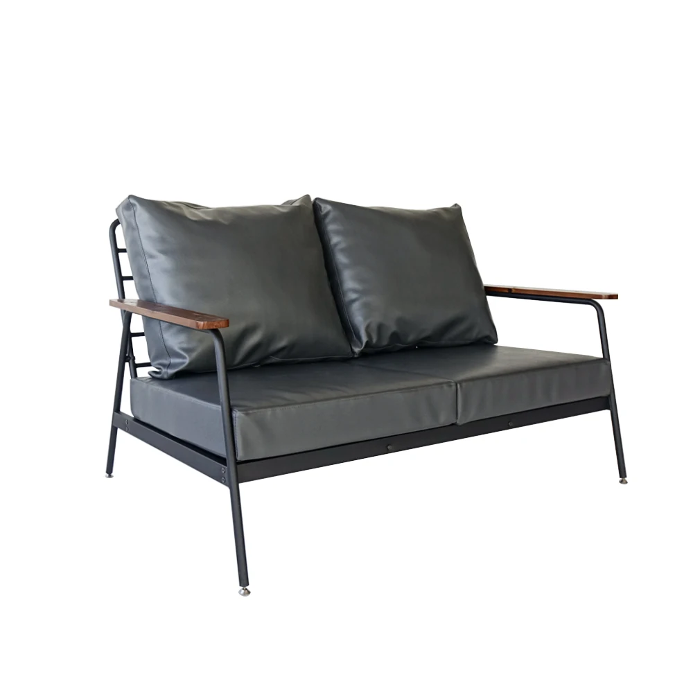 Промышленный современный металлический диван удобное сидение качество Loveseat