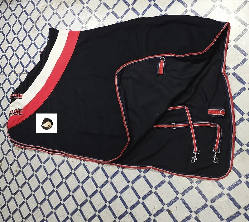 Best Selling Cooler Rugs Anti Pilling Fleece With Rainbow Collar Easy to Wash and Dry Direct Sunlight Customize is possible