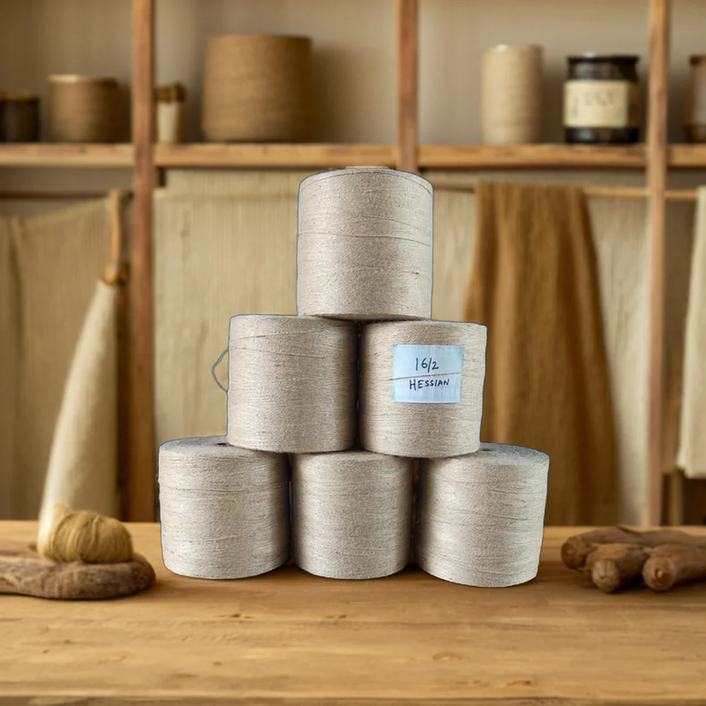 High Quality 16lbs/2 Ply Jute Yarn from Bangladesh Single Multiply Twist for Knitting Weaving Sewing Hand Knitting Raw Pattern