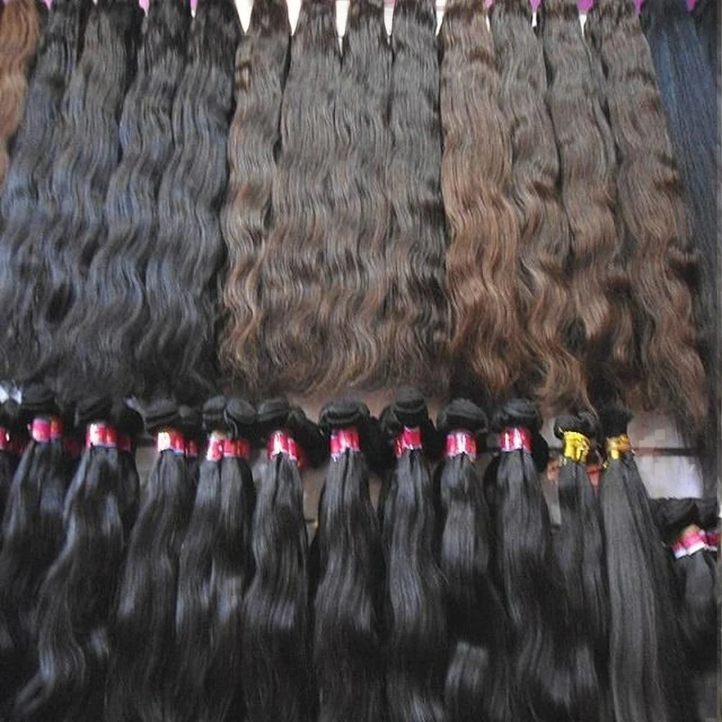 High Quality 15A Remy Hair Brazilian Virgin Straight Weave Bundles 8A Grade 20-30 Inches Stretched Length Indian Natural Color