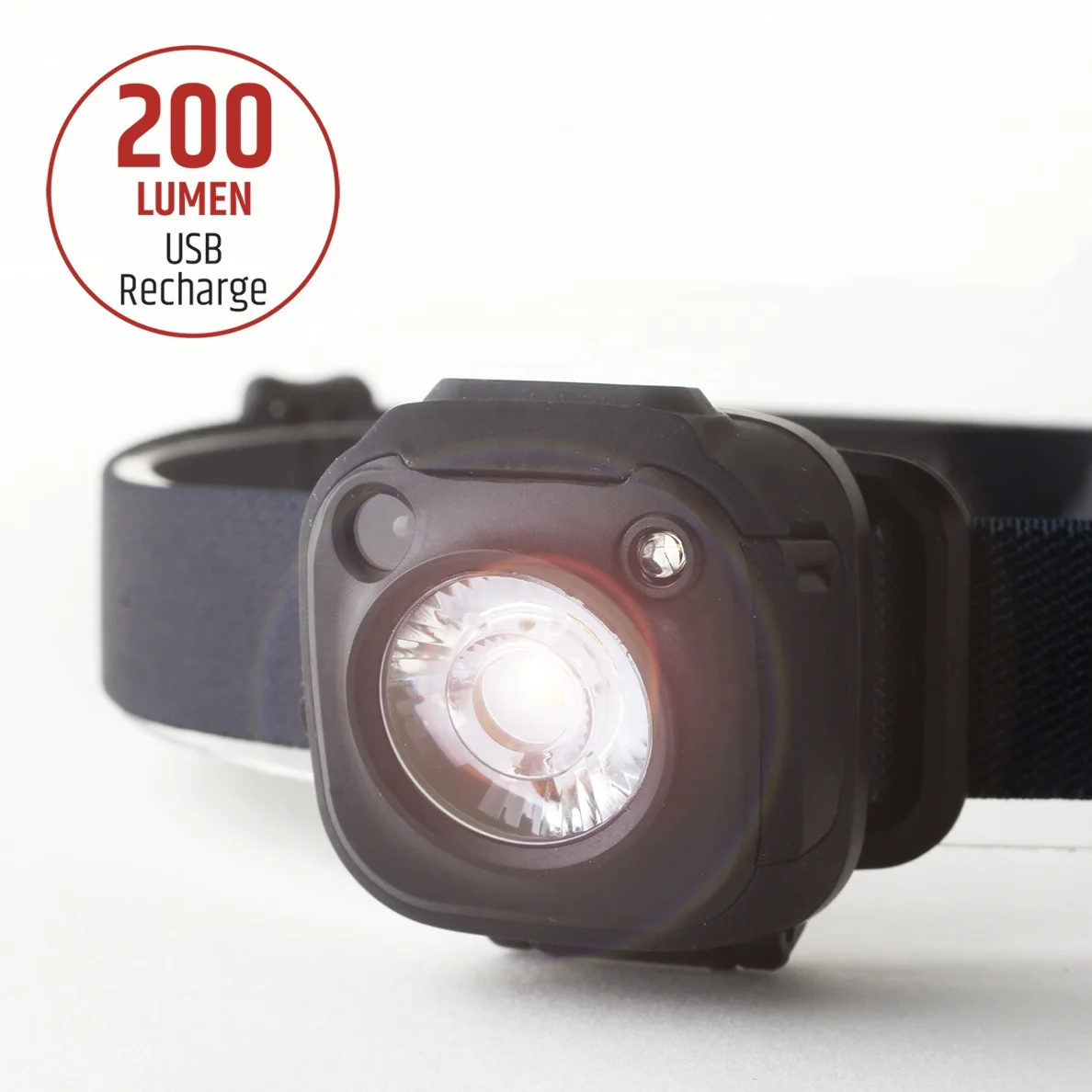 Hot Sale USB Rechargeable Running Headlamps with Auto Motion Sensor Light headlamp Fishing