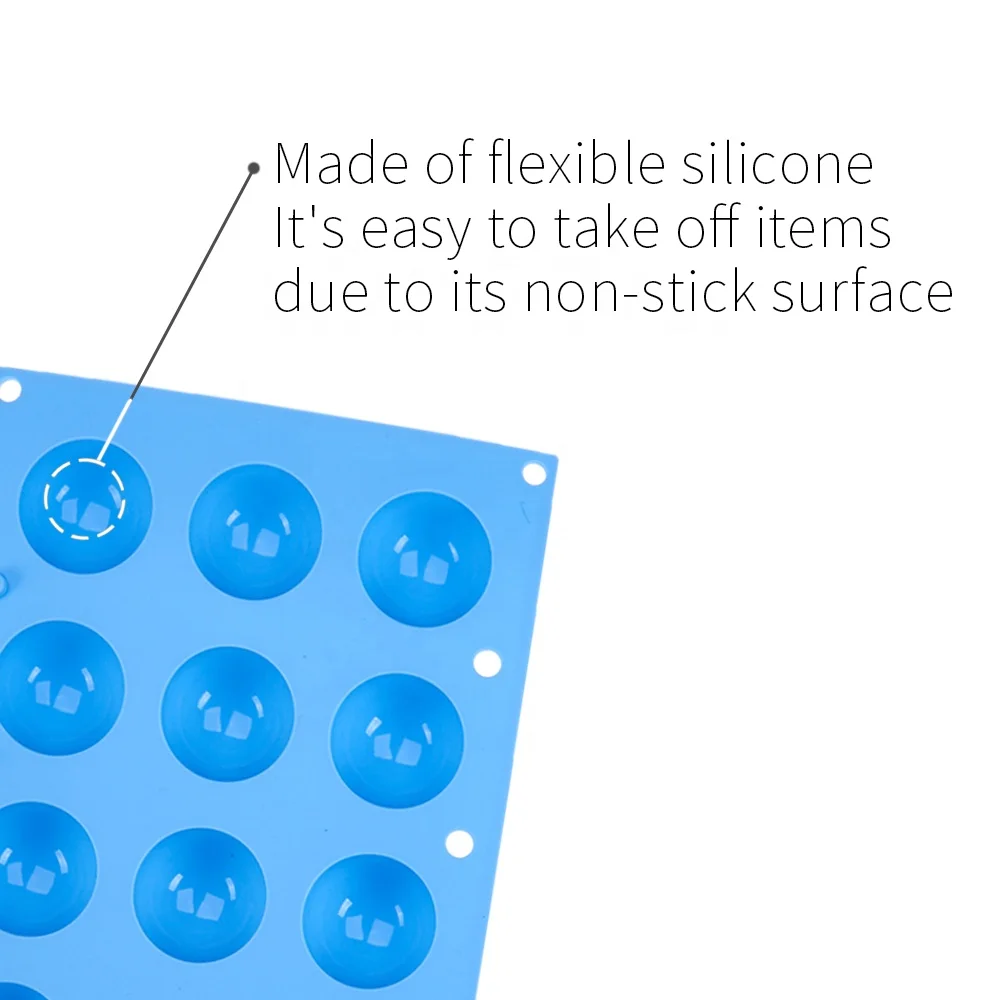 [Holar] Taiwan Made 15 Round Cylinder Silicone Mold for Baking Chocolate Cookie