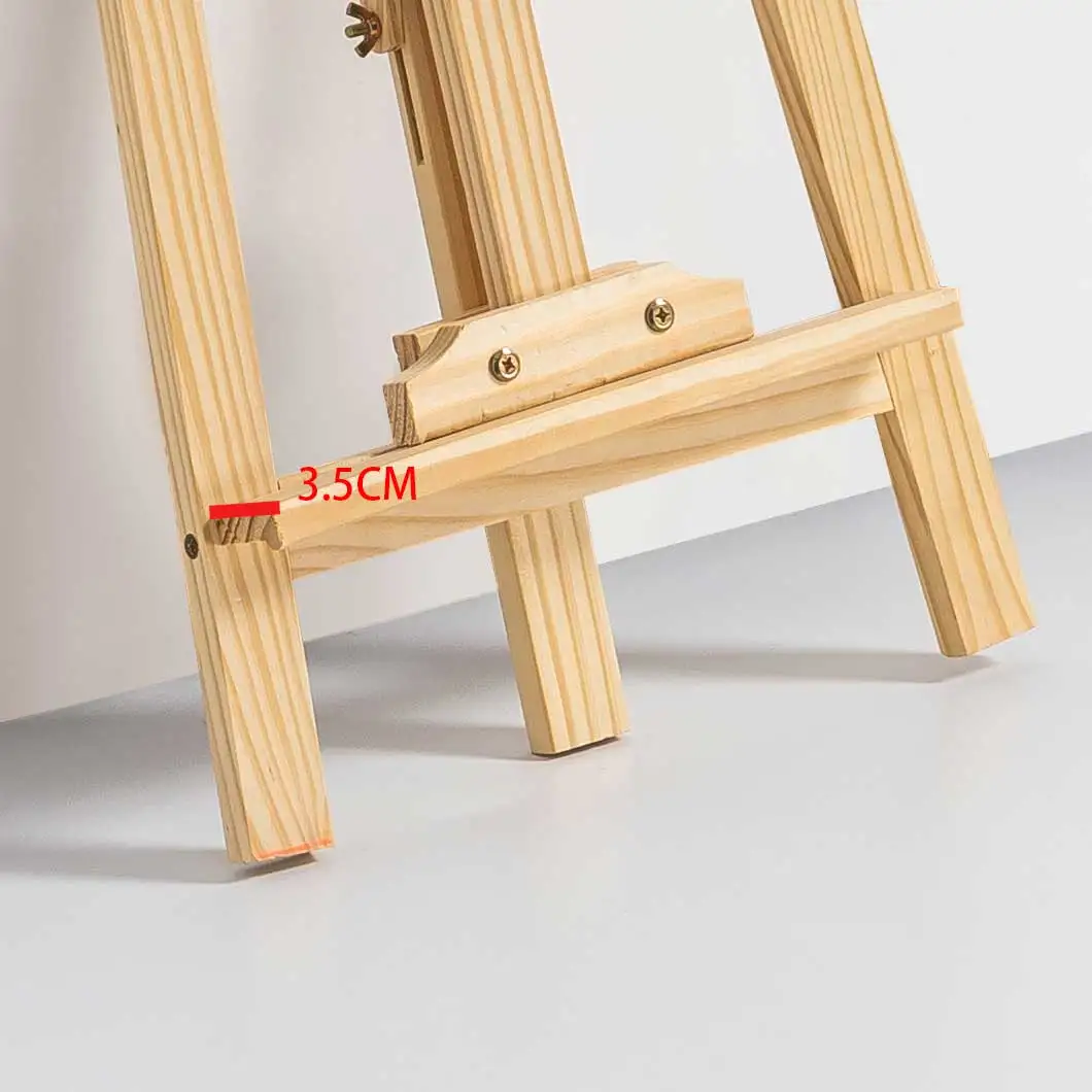 Art Easels Pine Wooden 70cm Kids Easel for Painting Adjustable Professional Easel Display Stand Wholesale