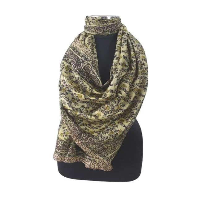 Silk viscose scarf For women designer look