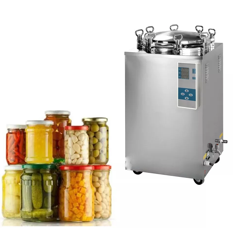 Pressure Steam Sterilizer Autoclave Retort Machinery And Equipment 100l Canned Food Retort Machine Pressure Steam Sterilizer