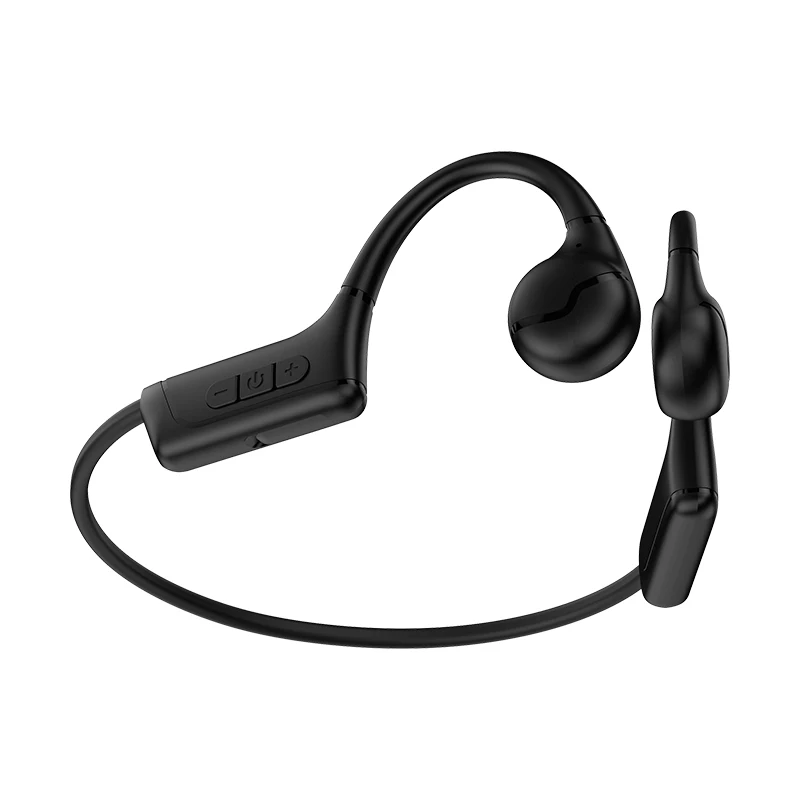 Новая трендовая гарнитура для бега с костной проводимостью, Беспроводные спортивные водонепроницаемые наушники с микросоединением