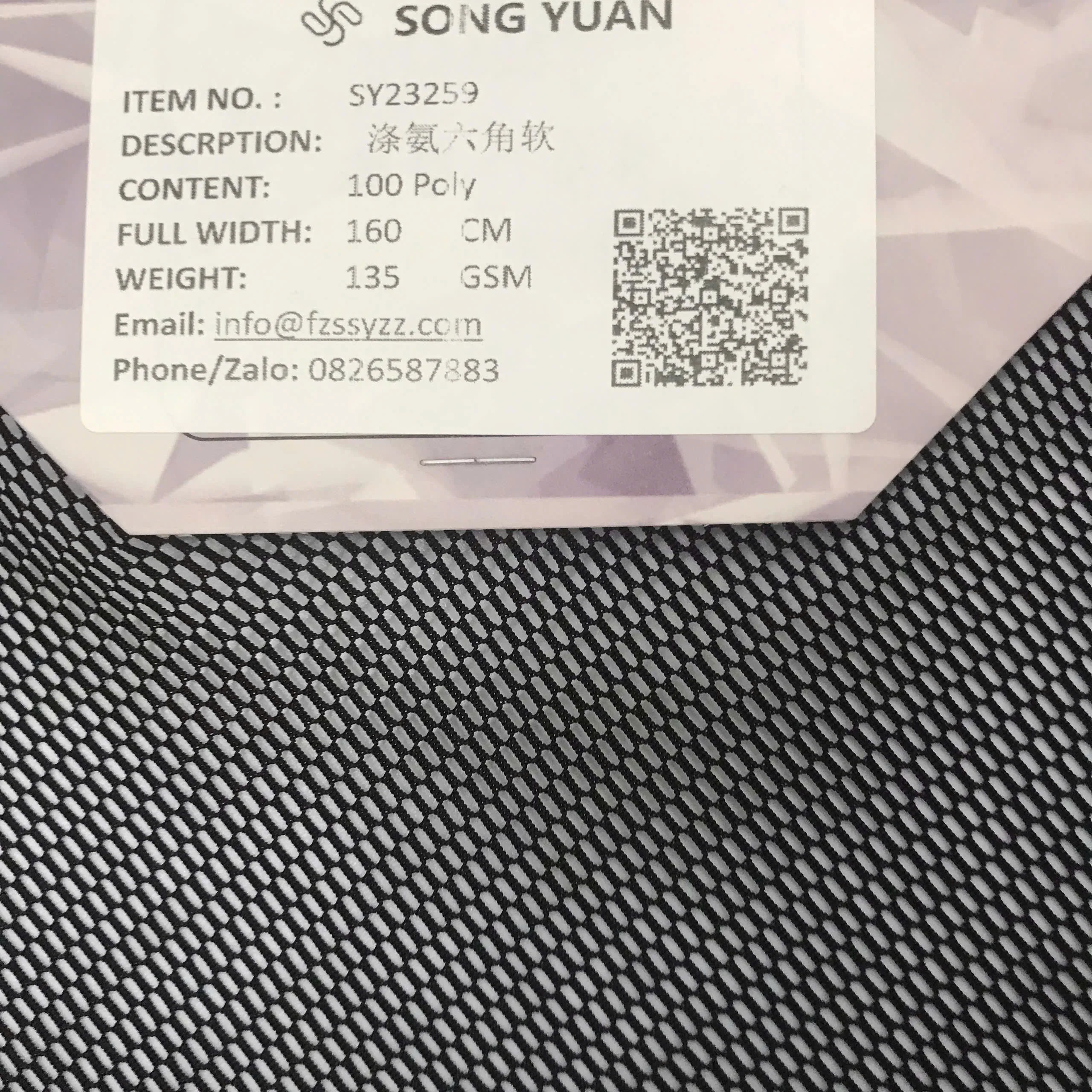 Lightweight 100% Polyester Fabric Breathable Mesh for Lining Factory Supplied Breathable