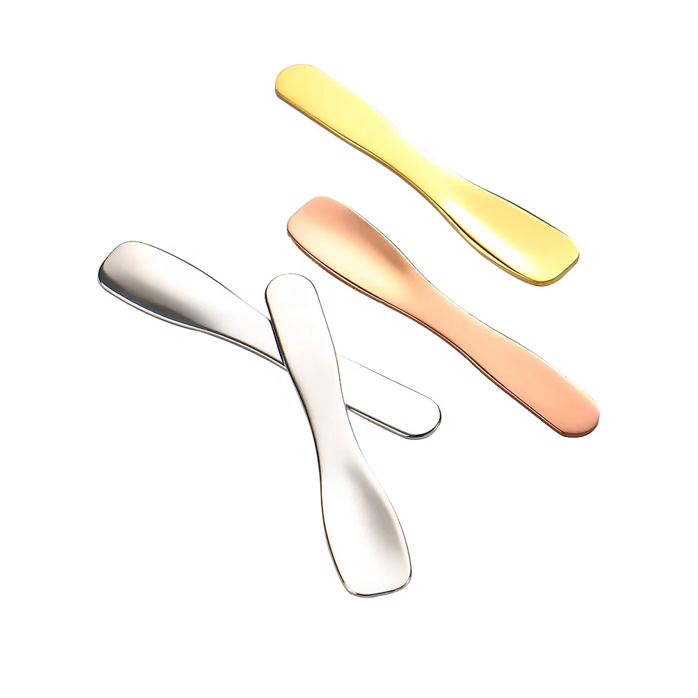 Eye Cream Roller Applicator Facial Spoon Stainless Steel Metal Cosmetic Spoon Spatula