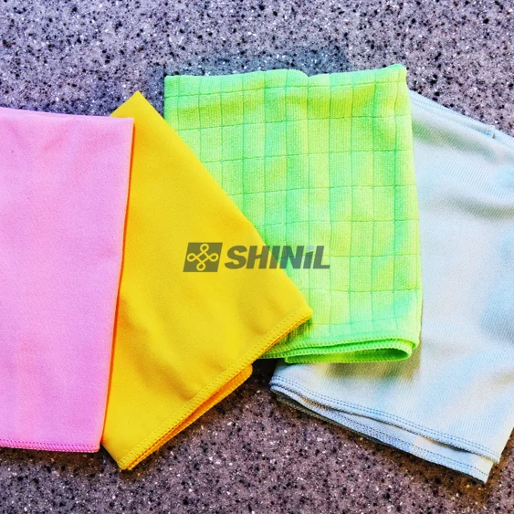 Shinil салфетка из микрофибры для чистки Cloths-8PK на все случаи жизни мягче отлично впитывающая влагу Безворсовая ткань ворсистая принадлежности ванной комнаты дома кухни