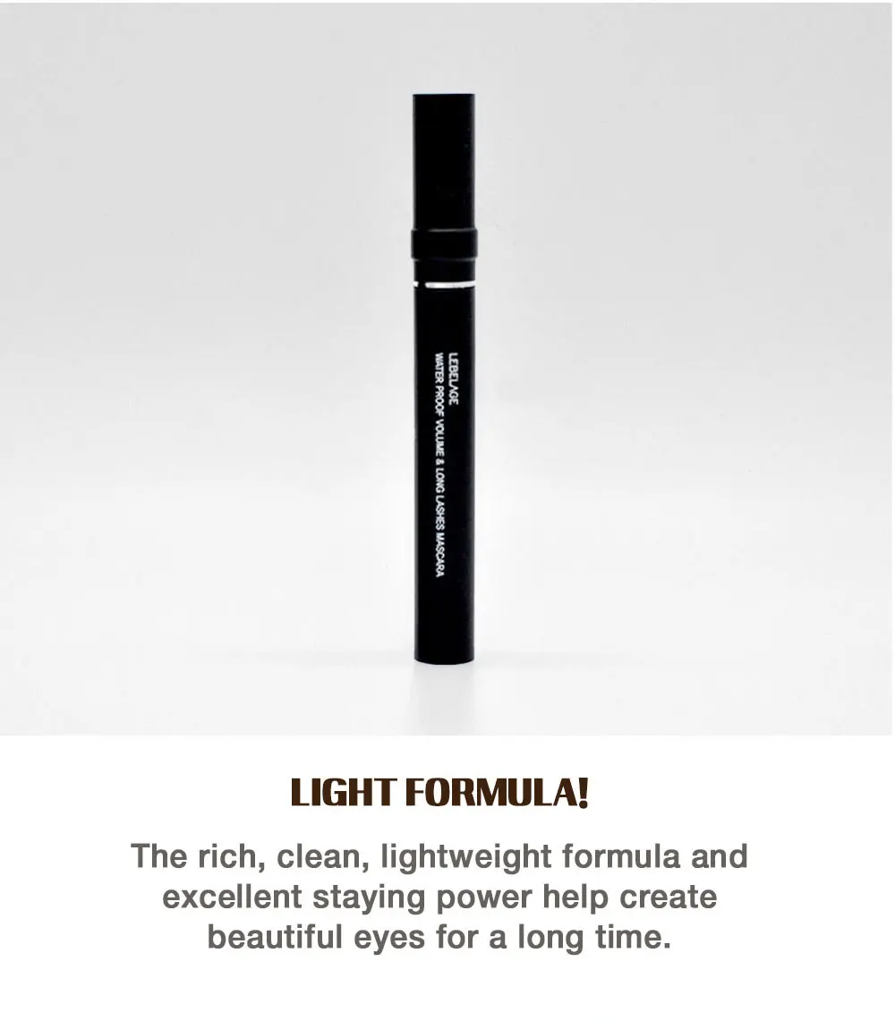 LEBELAGE WATER PROOF CURLING & LONG LASHES MASCARA makeup Korean makeup Korean cosmetics skin care Korean products