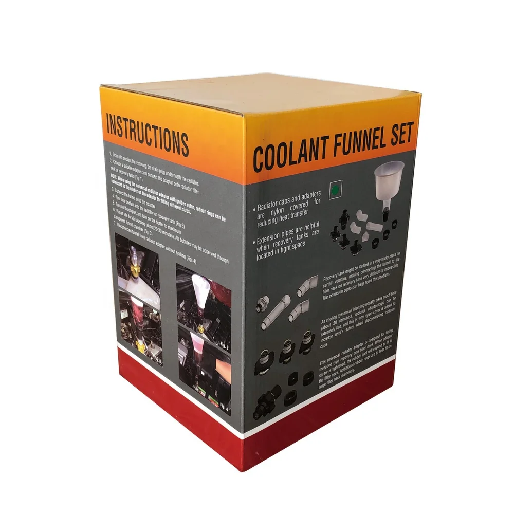 Инструменты для ремонта автомобилей радиатор с защитой от пролива 12 шт. Набор наполнителя охлаждающей жидкости