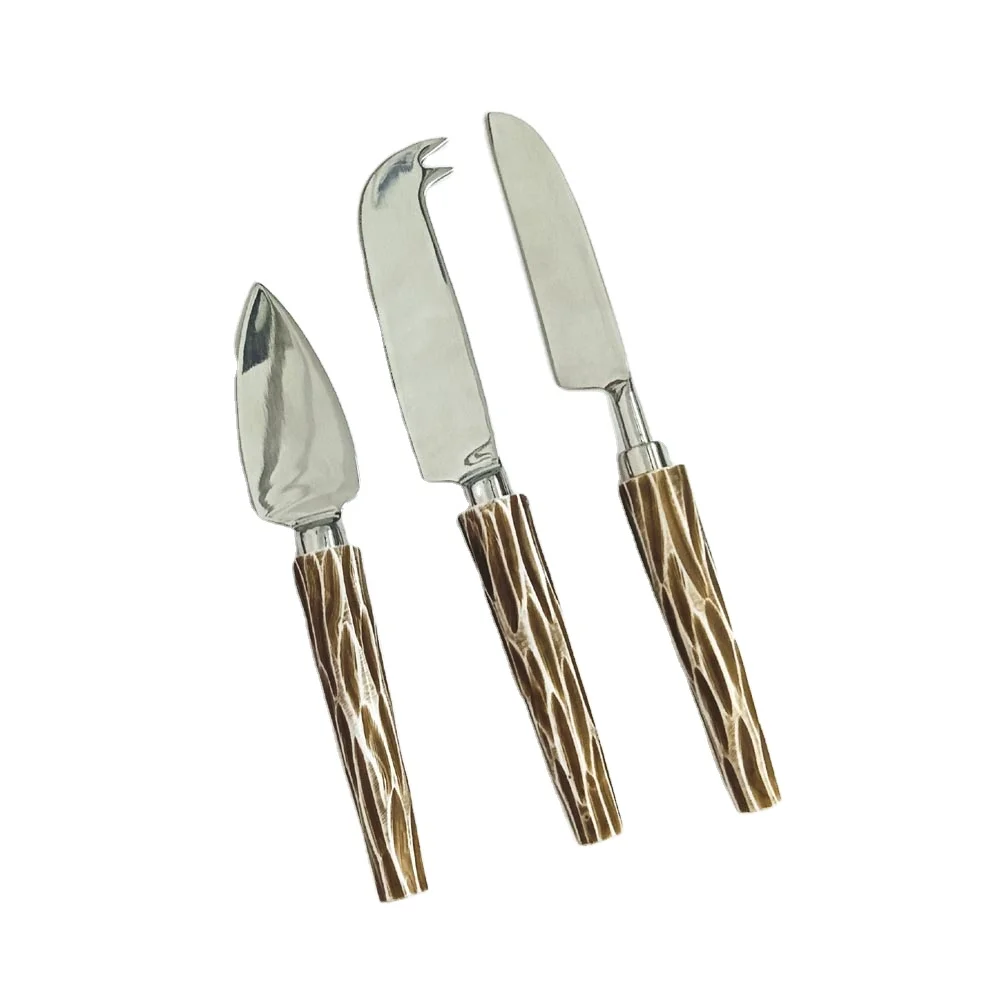 Exclusive Sale on Best Quality Made of Sustainable Daily Usage Antique Resin Handle Cheese Set from Top Indian Supplier