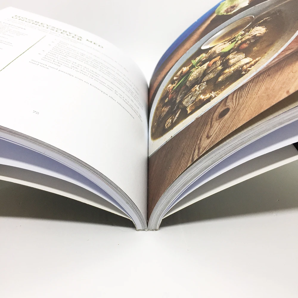 High Quality Cheap Book Printing Soft Cover Customized Personalized Soft Cover Paperback Book Printing Recipe Book Printing