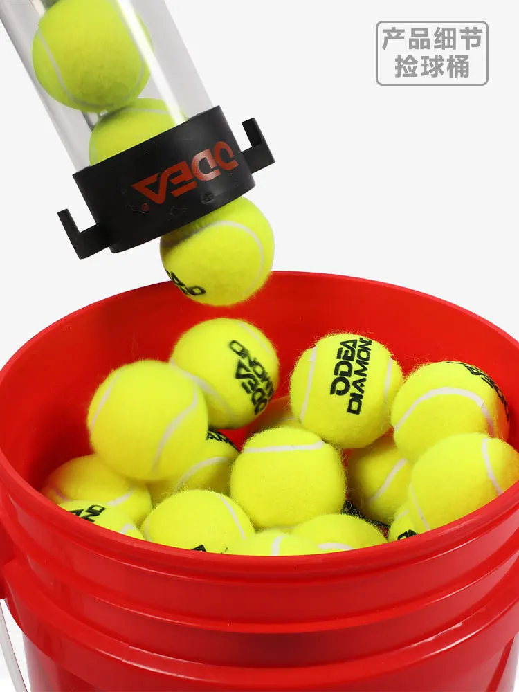 2024 ODEA Padel Tennis ball pickers holds 15 tennis balls collection tool paddle tennis ball pick up tube collector