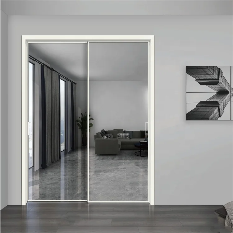 Hidden Sliding Door Film Switchable Smart Glass Hd Safe Sliding Door Intelligent Hanging Rail Sliding Door