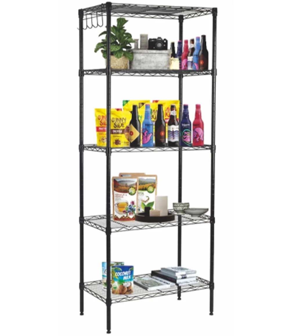 Factory Direct Sales Metal Storage Rack Multi-Layer Detachable High-Quality Storage Rack With Metal Partitions