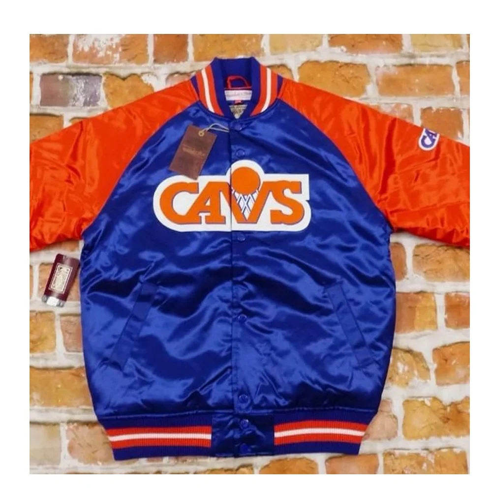 Custom Street Wear Bomber Jacket Fashion Sublimation Printed Satin 100% Polyester for Winter Woolen Fabric Embroidered Jacket