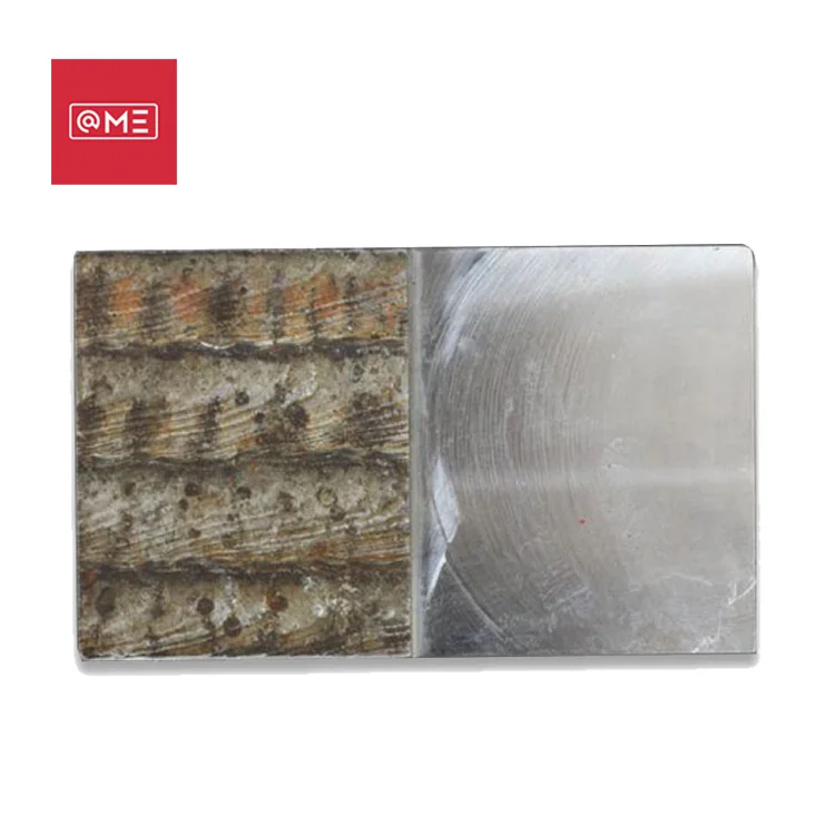 smooth surface chute ,truck liner chromium carbide overlay bimetal  wear plate high quality  for mining