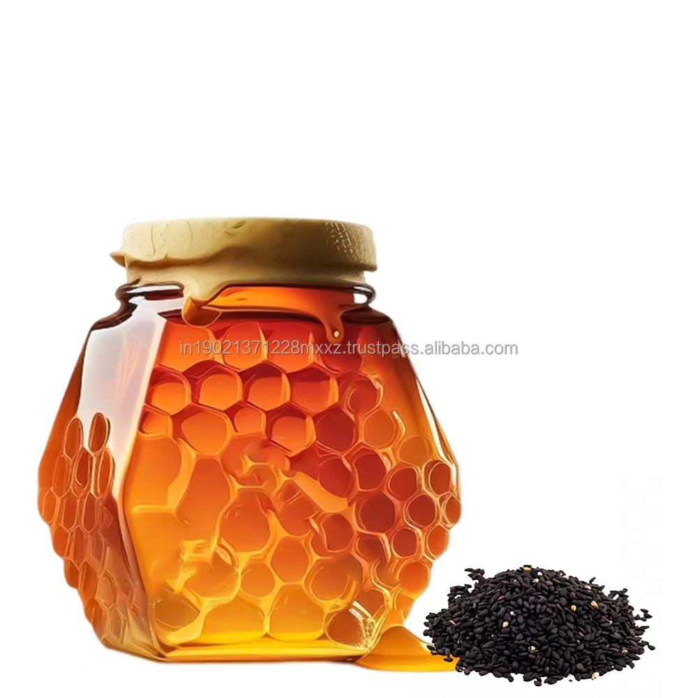 Premium Quality 100% Pure Golden Mustard Honey Antioxidant-Rich Sweet Raw Packed in Transparent Glass Jars Bulk