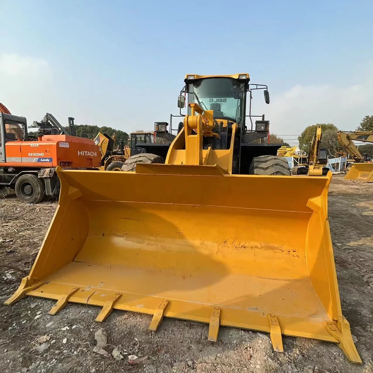 2023 Hot Sell Second Hand loader l956f Used Construction Machinery SDLG 5ton wheel loader