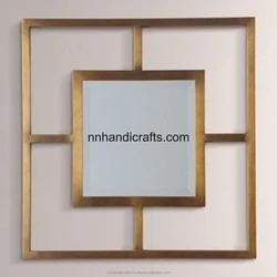 Luxury Status Design Steel Metal Golden Brass Antique Square Table Frames Photo Frame Picture Frames For Girl Friend Gifts Home