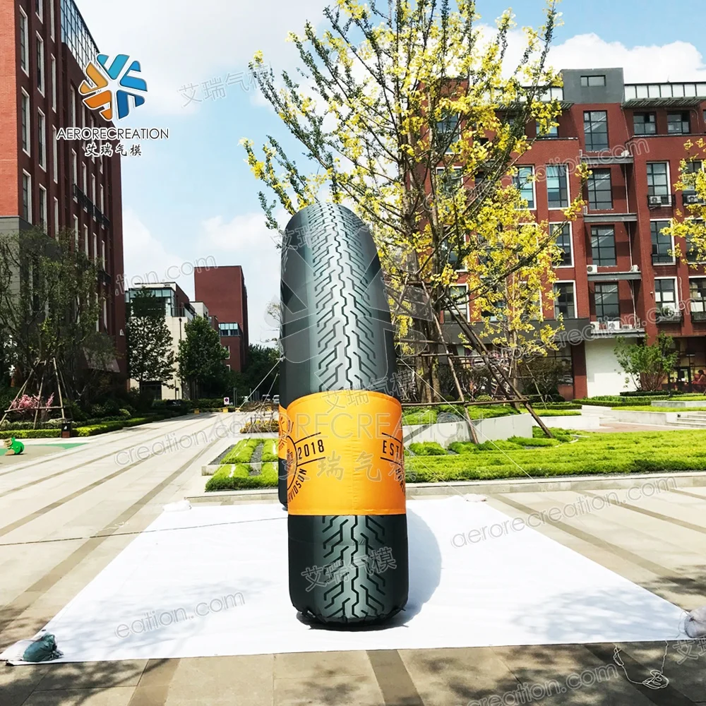 Factory Directly Customized Inflatable Adverting Arch for Events Giant 4m Height Continuous Inflatable Arch Tire